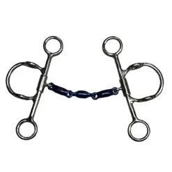 Jump'in Waterford Blue Steel Elevator Gag Bit