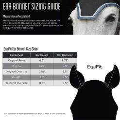 EquiFit Ear Bonnet 11 EquiFit Ear Bonnet -Farm housse 02016 EquiFit Ear.Bonnet Sizing