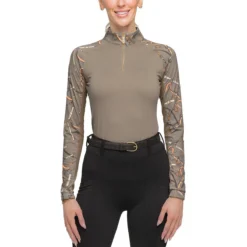 Kastel Long Sleeve Raglan Taupe Belts 1/4 Zip Shirt -Farm housse 07ce9a8c 0161 4913 aa00 c07c336e9540