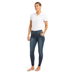 Ariat Women's Halo Denim Knee Patch Breech - Sale 16 Ariat Women's Halo Denim Knee Patch Breech - Sale -Farm housse 10035311 Ariat wms halo.denim .kp .brch wash.1 4