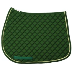 TuffRider Basic All Purpose Pad With Trim And Piping -Farm housse 100558 JPC TuffRider.Basic .AllPurpose.Saddle.Pad .Trim Piping Hunter.Hunter.LightTan