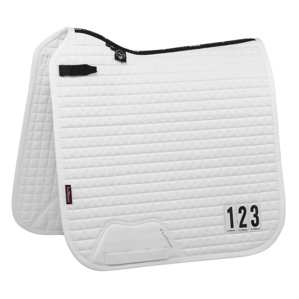 LeMieux Cotton Dressage Competition Square Pad 3 LeMieux Cotton Dressage Competition Square Pad