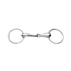 Weatherbeeta Korsteel Hollow Mouth Medium Weight 20MM Loose Ring Snaffle Bit