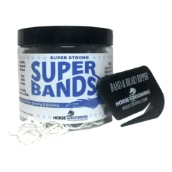 Super Bands Braiding Bands -Farm housse 13446 RJMatthews Super.Bands White