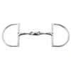 Weatherbeeta JP Korsteel Stainless Steel Oval Link Hunter Dee Ring Snaffle Bit