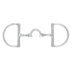 Weatherbeeta Korsteel Stainless Steel Segunda Dee Ring Snaffle Bit