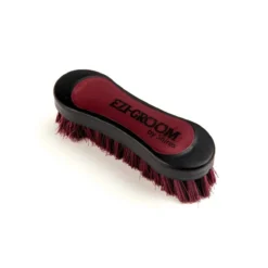 EZI-GROOM Grip Face Brush -Farm housse 1485 Shires Ezi.Groom .Grip .Face .Brush Burgundy