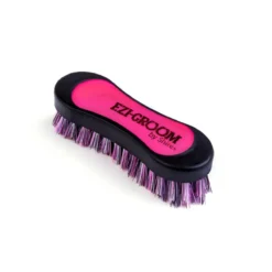EZI-GROOM Grip Face Brush -Farm housse 1485 Shires Ezi.Groom .Grip .Face .Brush Pink