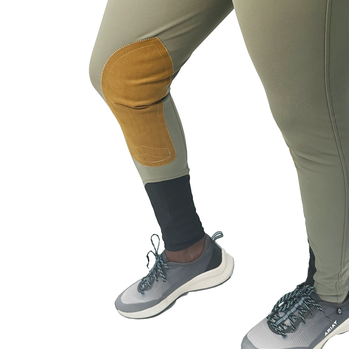 Tailored Sportsman Ladies TechLight Full Zip Low Rise Boot Sock Breech With Clarino Patch 5 Tailored Sportsman Ladies TechLight Full Zip Low Rise Boot Sock Breech With Clarino Patch - Image 3