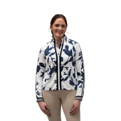 Kastel Long Sleeve Full Zip Lithograph Leaf Track Jacket With Trim -Farm housse 3002e12d f417 401a 8c4e 9d1564def3f1