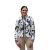 Kastel Long Sleeve Full Zip Lithograph Leaf Track Jacket With Trim -Farm housse 333cb0b7 b70e 4526 9af7 4fc5b70305dd