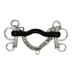 AJR Vulcanite Port Baby Pelham Bit