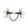 Centaur Stainless Steel Rubber Mouth Tom Thumb Pelham Bit -Farm housse 405028 ERS Centaur SS.Rubber.Mouth .Tom .Thumb .Pelham Front