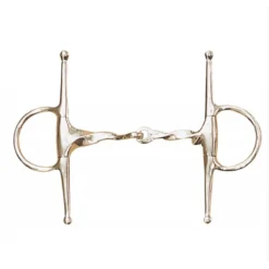 Centaur Stainless Steel Slow Twist Eggbutt Full Cheek Bit