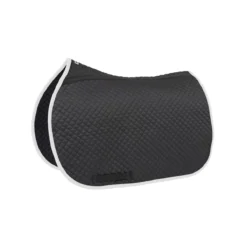 EquiFit Essential Square Pad With Color Trim -Farm housse 41220 Equi.Fit Essential.Square Black.With .White