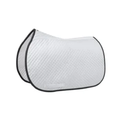 EquiFit Essential Square Pad With Color Trim -Farm housse 41221 Equi.Fit Essential.Square White.With .Black