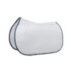 EquiFit Essential Square Pad With Color Trim -Farm housse 41221 Equi.Fit Essential.Square White.With .Navy