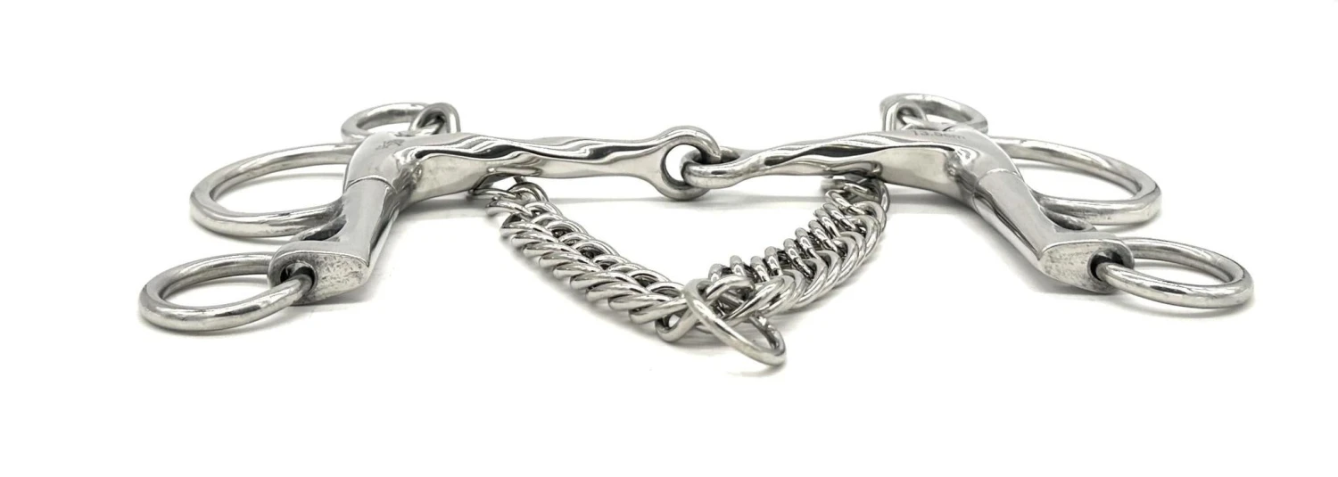 Jake Adams Slow Twist Single Joint Pelham Bit 5 Jake Adams Slow Twist Single Joint Pelham Bit - Image 3