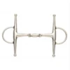 Ovation Elite Solid Stainless Steel Full Cheek Snaffle Bit -Farm housse 467396 ERS Ovation.Peanut.Link .SS .FC Bit Front