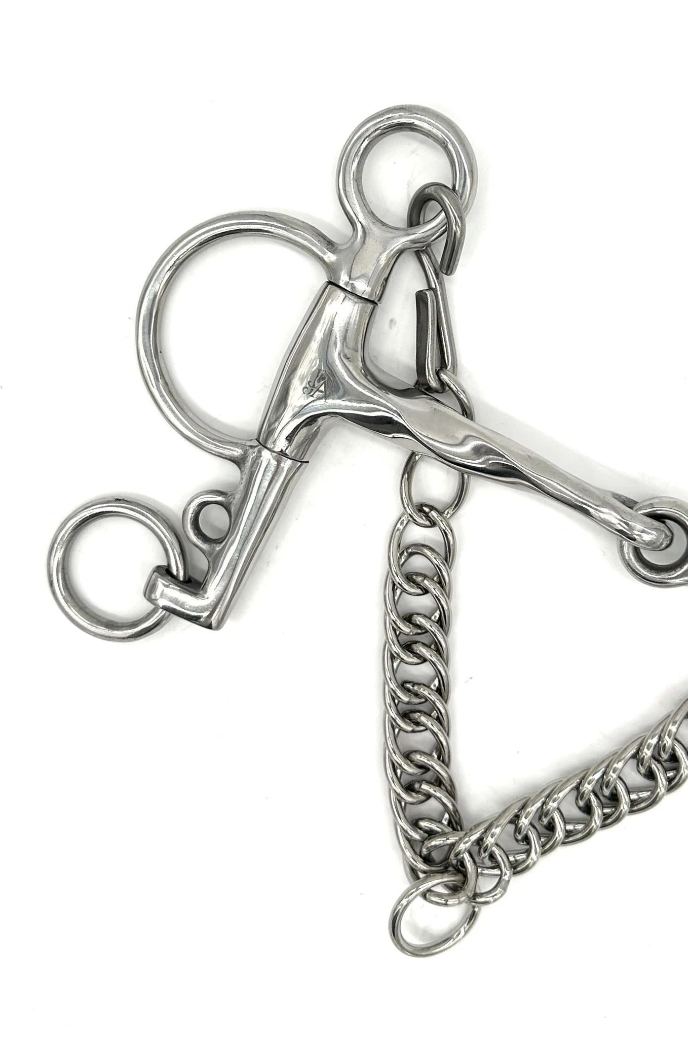 Jake Adams Slow Twist Single Joint Pelham Bit 4 Jake Adams Slow Twist Single Joint Pelham Bit - Image 2