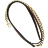 HDR Pro Collection Leather Lead -Farm housse 5037 JPC HDR Leather.Lead Brass.Chain Havana