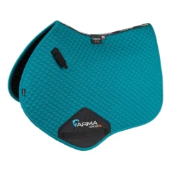 Shires Arma Jump Saddle Pads -Farm housse 5269 shires saddle.pad ocean.blue