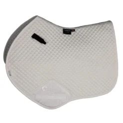 Shires Arma Jump Saddle Pads -Farm housse 5269 shires saddle.pad white