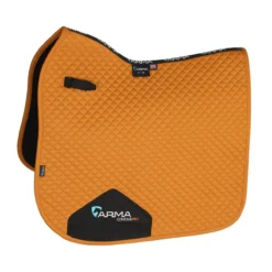 Shires Arma Dressage Saddle Pads -Farm housse 5270 shires saddle.pad mustard