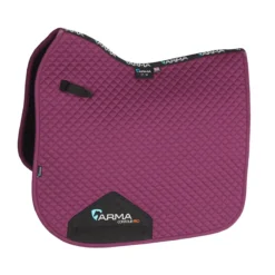 Shires Arma Dressage Saddle Pads -Farm housse 5270 shires saddle.pad plum