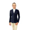 Equiline Farm House Custom Navy Gait Show Coat In X-Cool Evo -Farm housse 52eaef17aab6a99530151e7afb837b9e