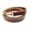 Walsh Leather Lead With Snap -Farm housse 58017 Walsh Leather.Lead .w.Snap Chestnut Front