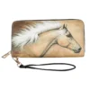 AWST Int'l "Lila" Palomino Clutch Wallet With Wristlet