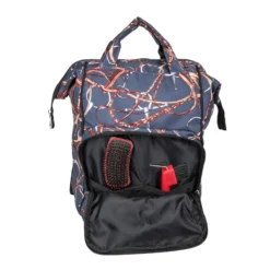 AWST Int'l "Lila" Snaffle Bits Backpack And Laptop Case -Farm housse 63046 JPC Backpack.Laptop.Bag Snaffle.Bits .Navy Middle.Pocket