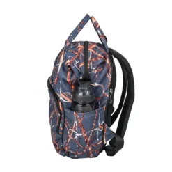 AWST Int'l "Lila" Snaffle Bits Backpack And Laptop Case -Farm housse 63046 JPC Backpack.Laptop.Bag Snaffle.Bits .Navy Side.Pocket