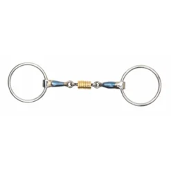 Shires Blue Sweet Iron Loose Ring With Roller Bit