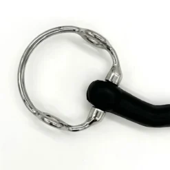 AJR Hard Rubber Medium Port Gag Bit -Farm housse 637dc6a62a089281f900abd0e15405cd