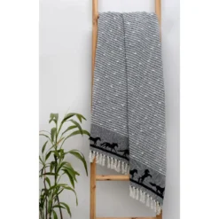 AWST Int'l Cotton Throw With Horses