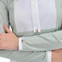 For Horses Women's Aliyah Long Sleeve Show Shirt -Farm housse 68d81555 f39b 4404 a89e 4a42dce429db