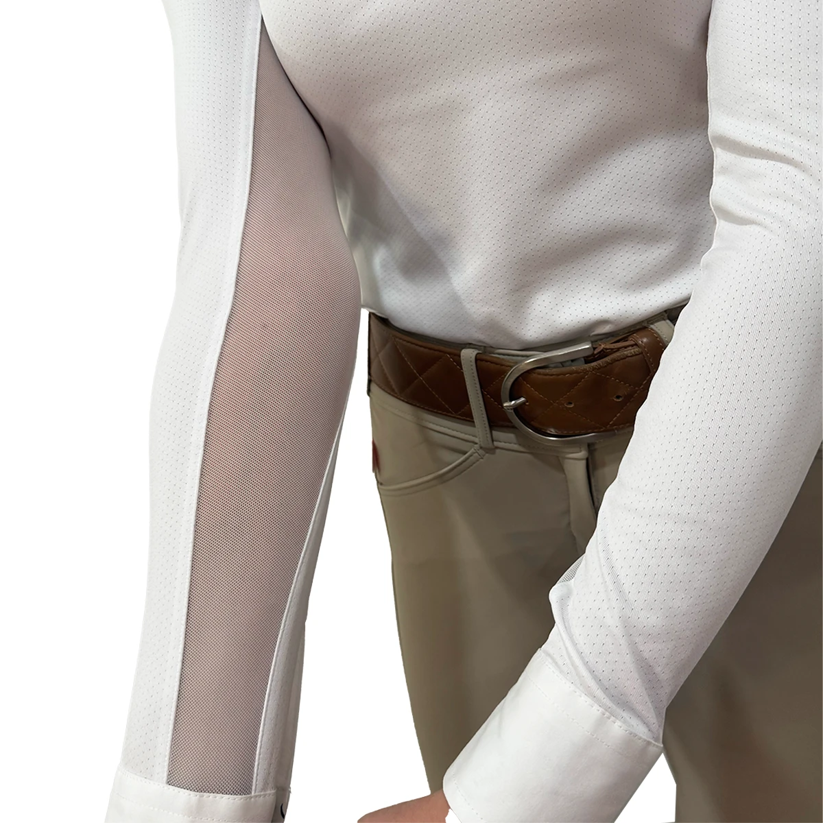 Essex Classics Ladies Tryon Talent Yarn Wrap Collar Long Sleeve Show Shirt 10 Essex Classics Ladies Tryon Talent Yarn Wrap Collar Long Sleeve Show Shirt - Image 8