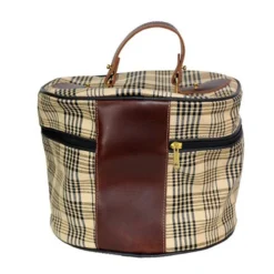 5/A Baker Riding Hat Carrier 7 5/A Baker Riding Hat Carrier -Farm housse 7040 Jacks Baker.Hat .Bag Brown Back