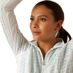 Ariat Women's Sunstopper 3.0 1/4 Zip Baselayer - Sale -Farm housse 7046960c 7e5e 4778 ae69 43dd5b0b49a7