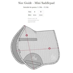 LeMieux Mini Suede Close Contact Square Pad -Farm housse 815c8ef5 4d4e 4d63 a437 494340cf5673