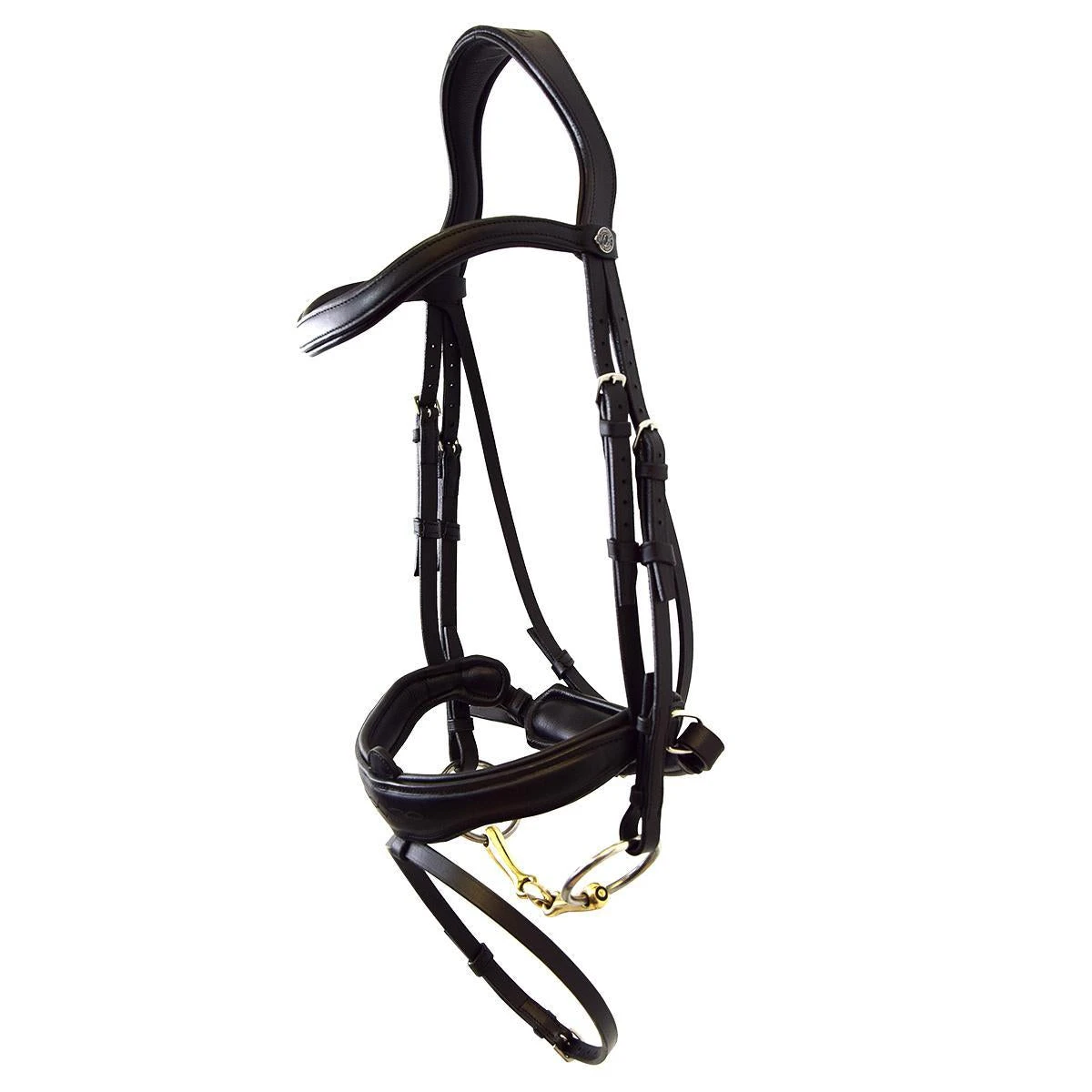Antares Signature Dressage Flash Noseband Snaffle Bridle With Crank 10 Antares Signature Dressage Flash Noseband Snaffle Bridle With Crank - Image 8