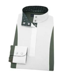 Essex Classics Ladies "Stirrups Green" Luna Performance Long Sleeve Show Shirt 10 Essex Classics Ladies "Stirrups Green" Luna Performance Long Sleeve Show Shirt -Farm housse 8d5ae3ba15b6e59eac17d87e19432c72