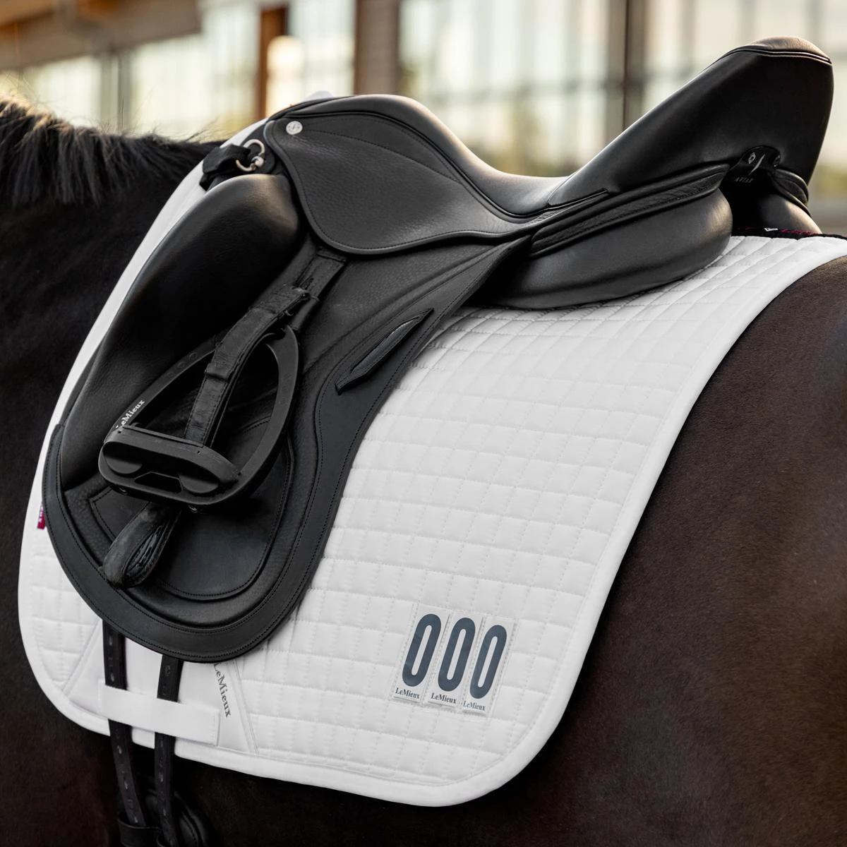 LeMieux Cotton Dressage Competition Square Pad 4 LeMieux Cotton Dressage Competition Square Pad - Image 2