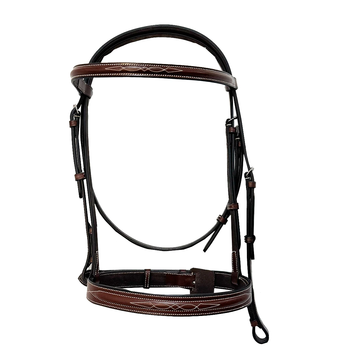 AJR Wide Noseband Hunter Bridle 7 AJR Wide Noseband Hunter Bridle - Image 5