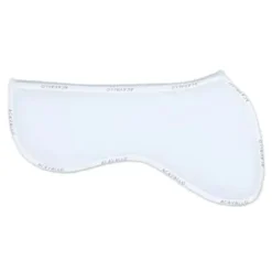 Acavallo Spine Free, Close Contact And Memory Foam Half Pad - Silicon Grip -Farm housse ACSpineFree white