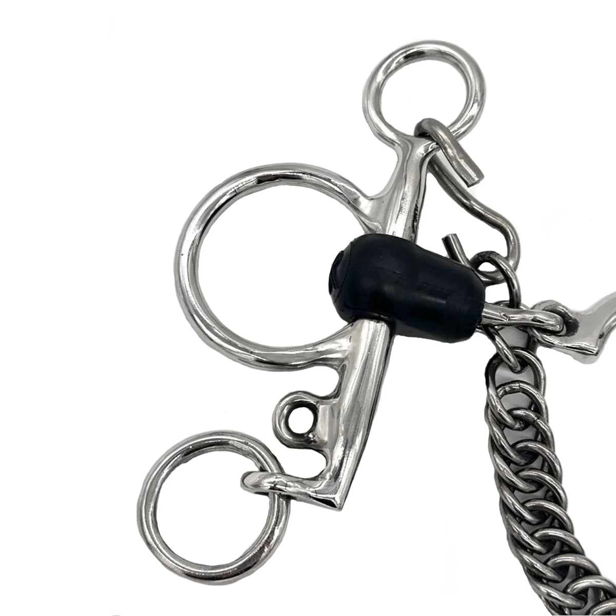 AJR Sport Rubber Cut Off Segunda Pelham Bit 5 AJR Sport Rubber Cut Off Segunda Pelham Bit - Image 3