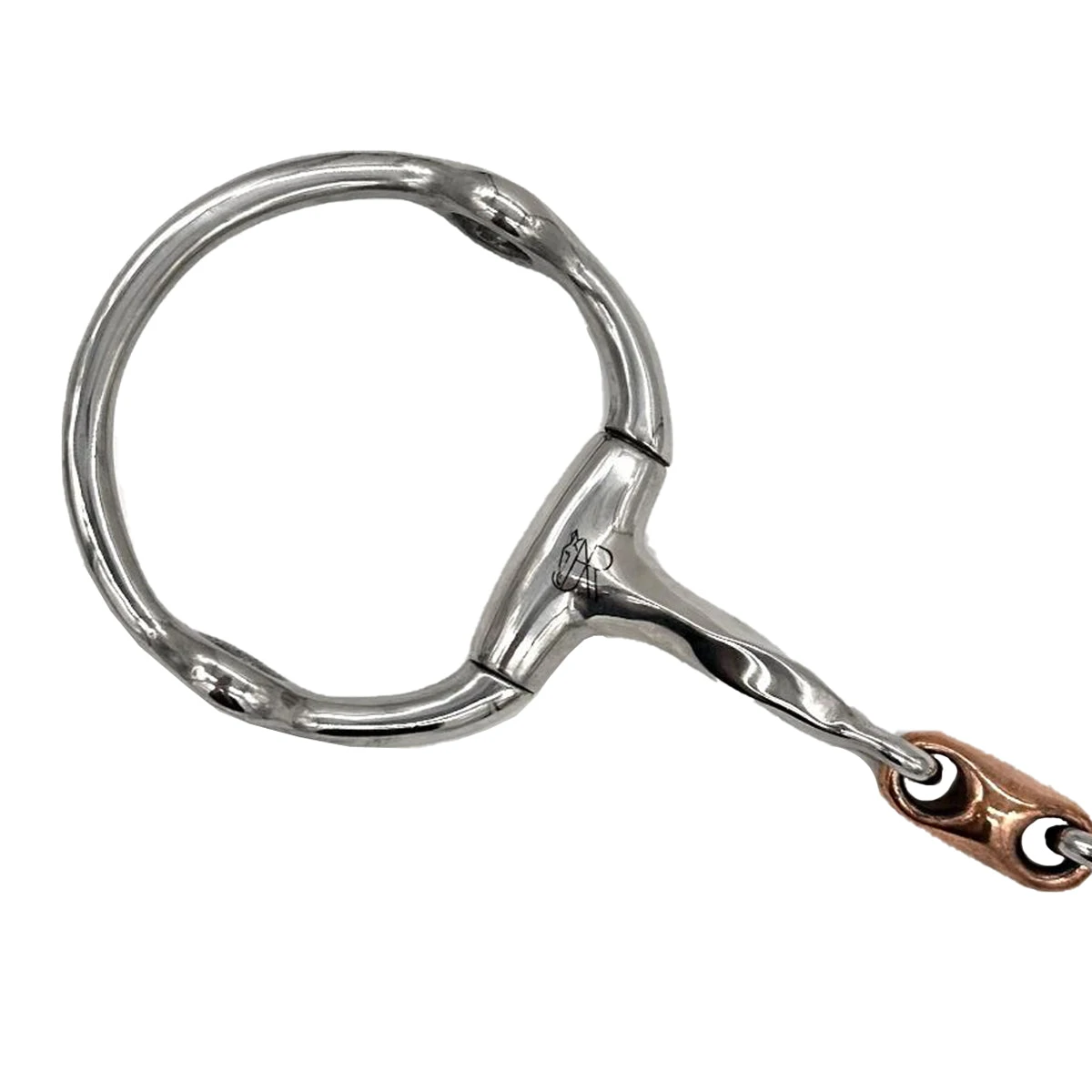 AJR Sport Twisted Gag With Copper French Link Bit 5 AJR Sport Twisted Gag With Copper French Link Bit - Image 3