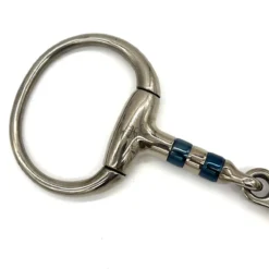 AJR BLU Roller French Link Eggbutt Bit -Farm housse AJR EBRF2002 BLU.Roller.French.Link .Eggbutt Detail